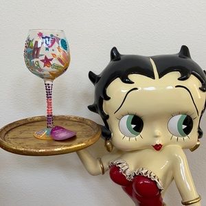 New Lolita Love My Wine Birthday Glass - New